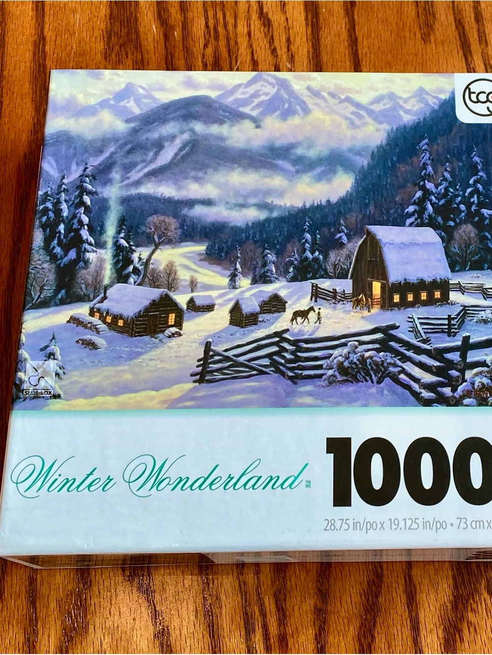 Winter Wonderland 1000-Piece Jigsaw Puzzle - Scenic Snowy Village